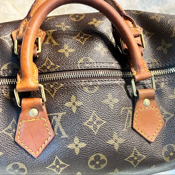 Authentic Louis Vuitton LV Monogram Speedy 35 handbag bag purse - Picture 8 of 15